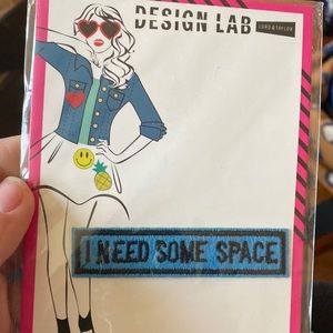 Iron on Patch “I need some space”